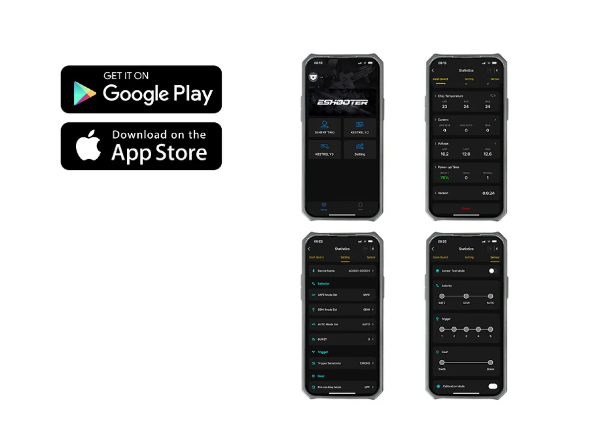 Double Eagle M920A Aeroknox AR-15 E.T.U Bluetooth Handy APP 0,5 Joule AEG